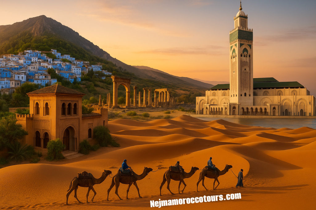 Tour di 9 Giorni in Marocco da Marrakech: Città Imperiali, Atlante e Deserto